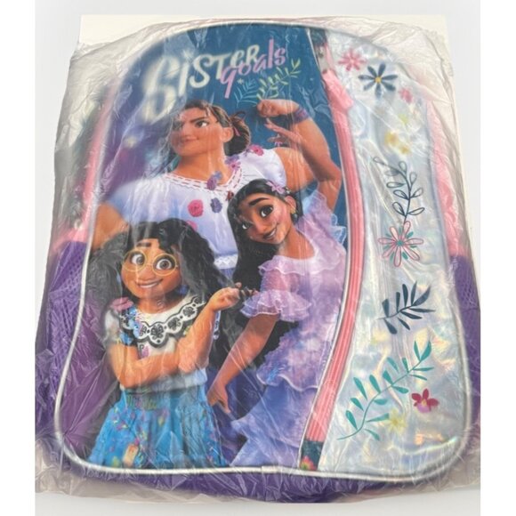New With Tags Sealed Sister Goals Bioworld Disney Encanto 16" Large Backpack WN1 - Picture 1 of 2